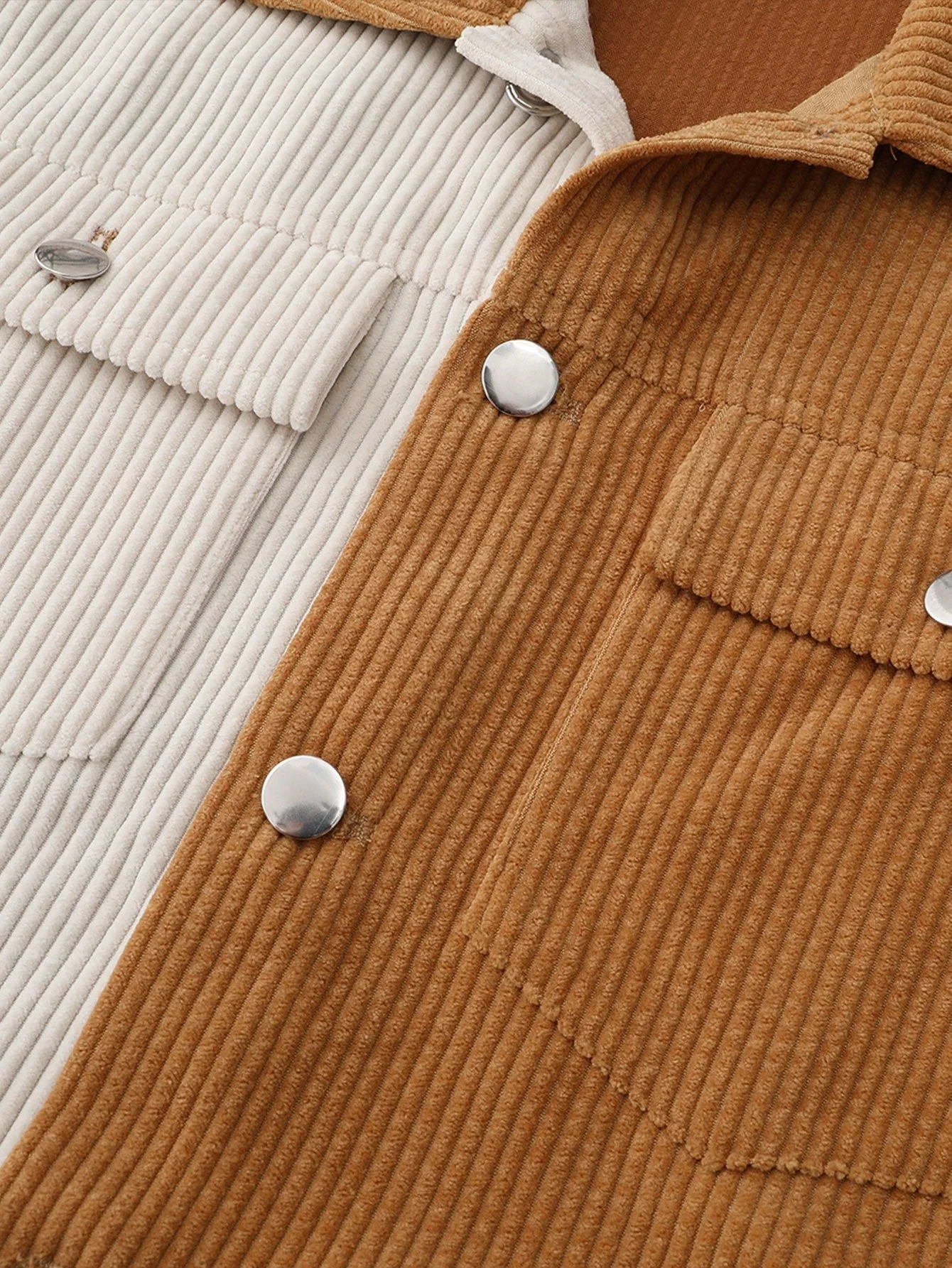 Xavier | Color Block Corduroy Jacket - Image 4