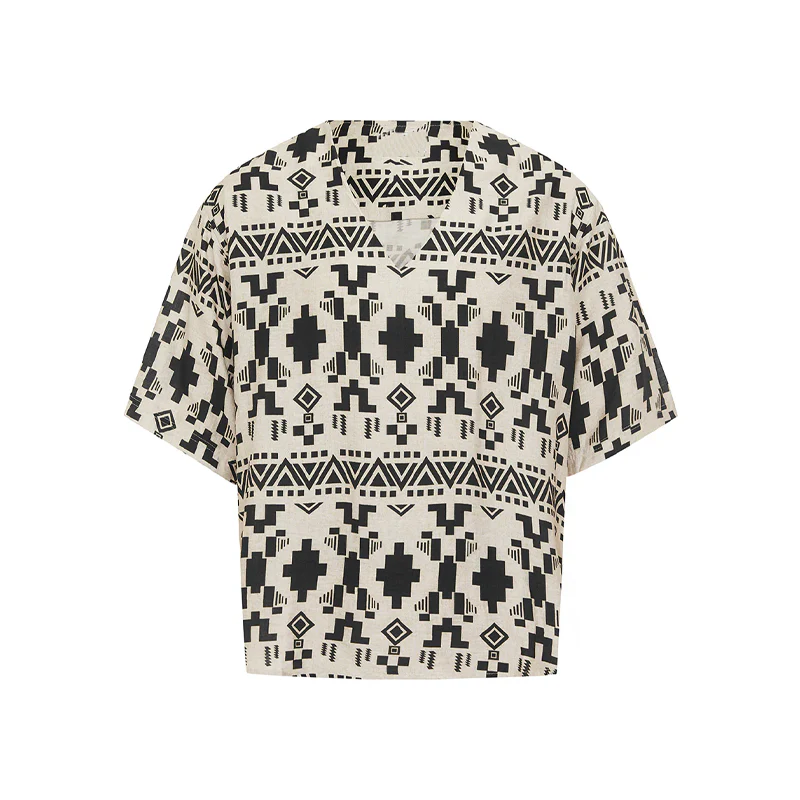 Xavier | Men'S Spring And Summer Fashion Casual Chiffon Printed V-Neck Short Sleeve T-Shirt Shorts Set - Image 5