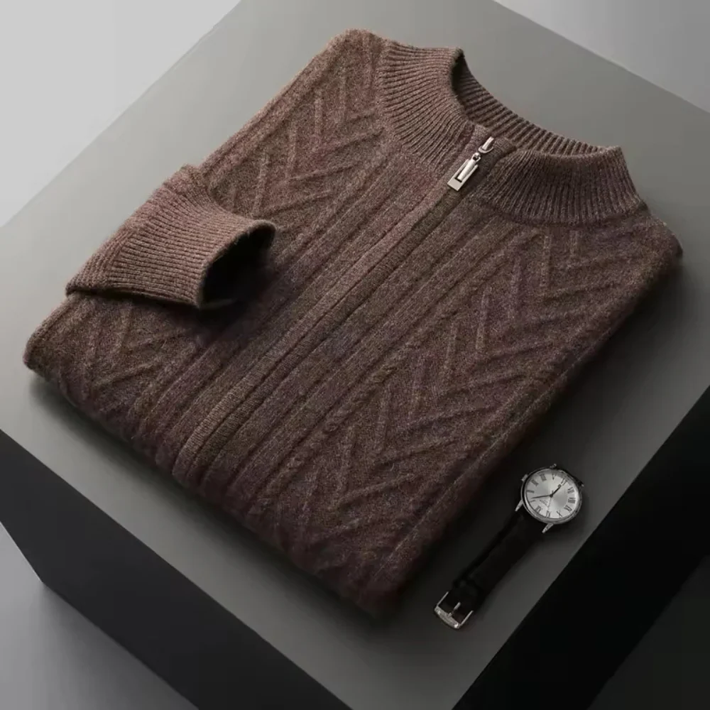 Xavier | Verona Cashmere Pattern Vest - Image 3