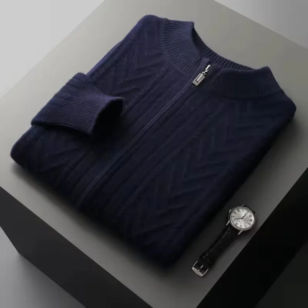 Xavier | Verona Cashmere Pattern Vest - Image 5