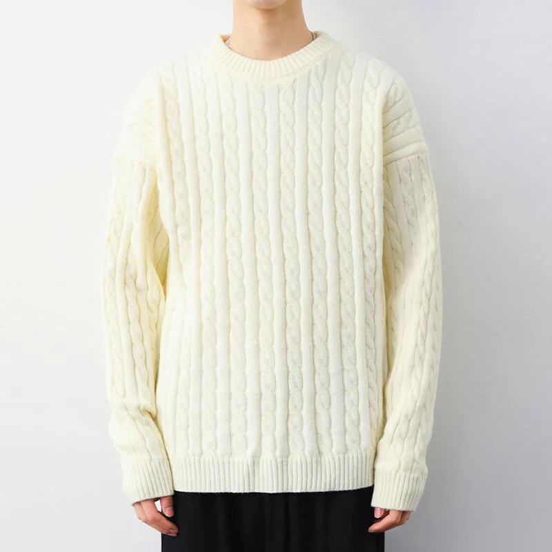 Yannick® | Cable Knit Crewneck Sweater - Image 3