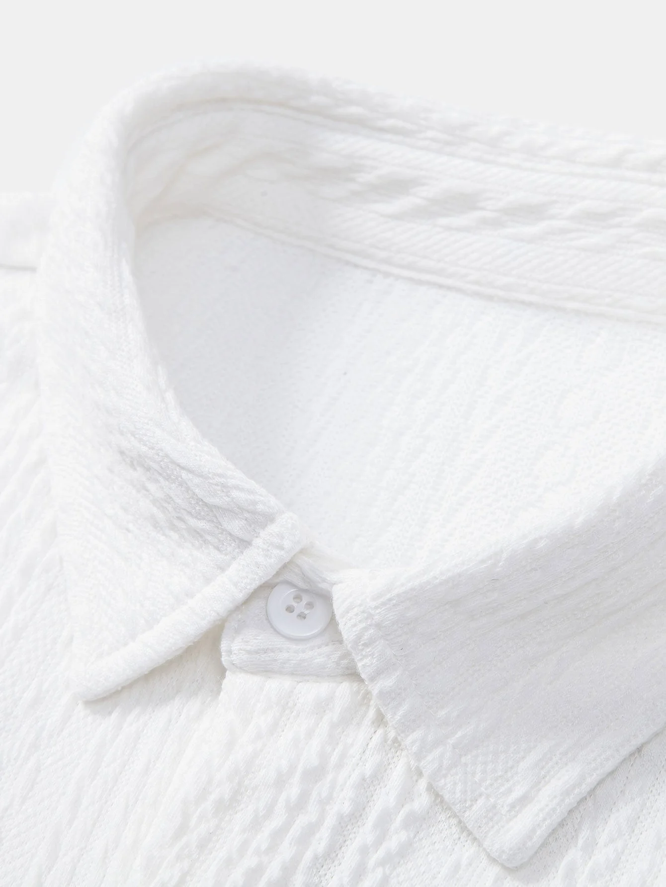 Yasser® | Muscle Fit Jacquard Textured Shirt - Image 5