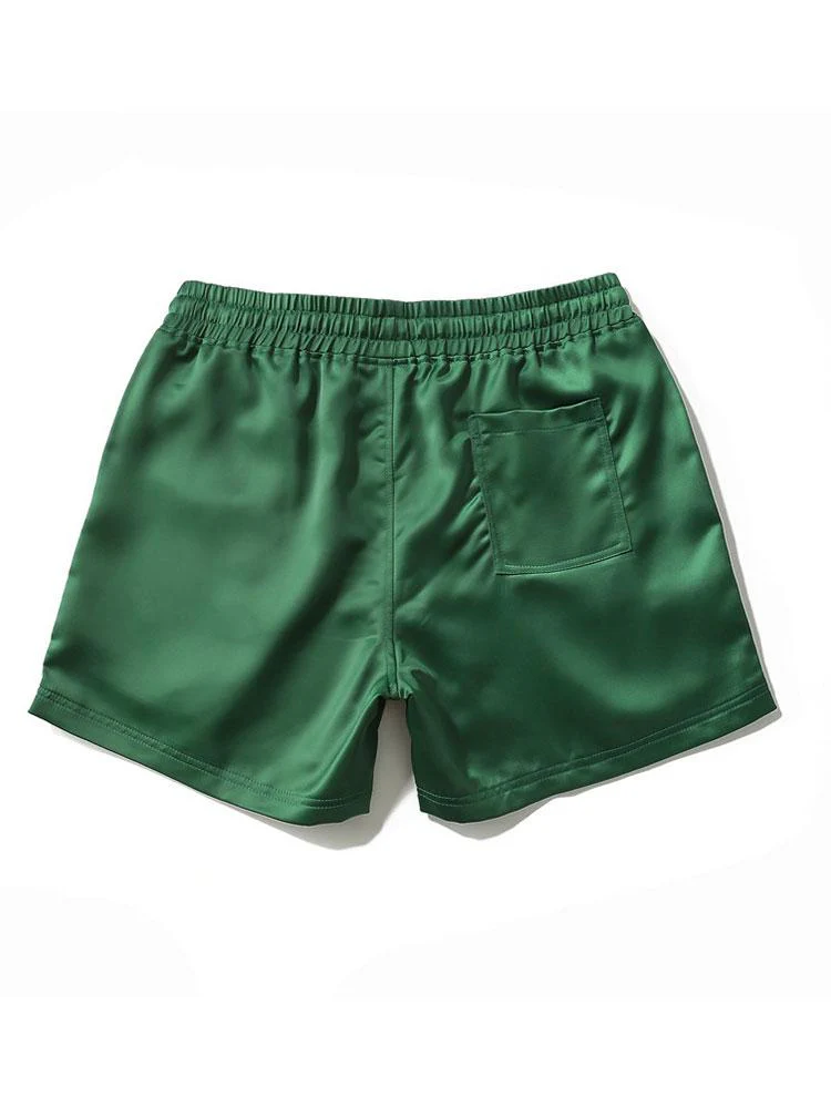Yerai® | Satin Drawstring Shorts - Image 2