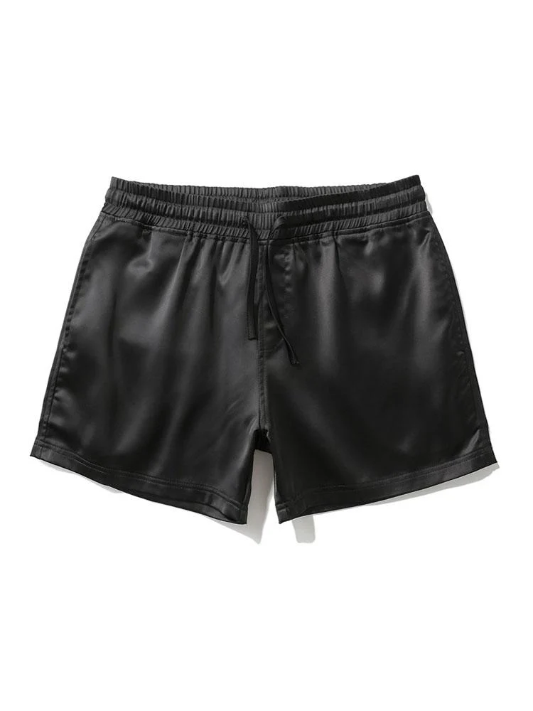 Yerai® | Satin Drawstring Shorts - Image 3