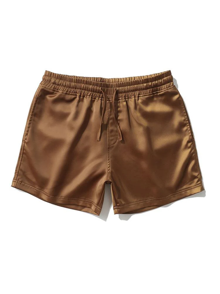 Yerai® | Satin Drawstring Shorts - Image 4