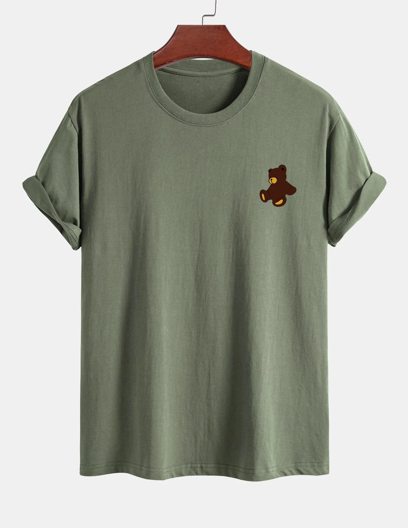 Yoab® | Teddy Bear Print Cotton T-Shirt - Image 15