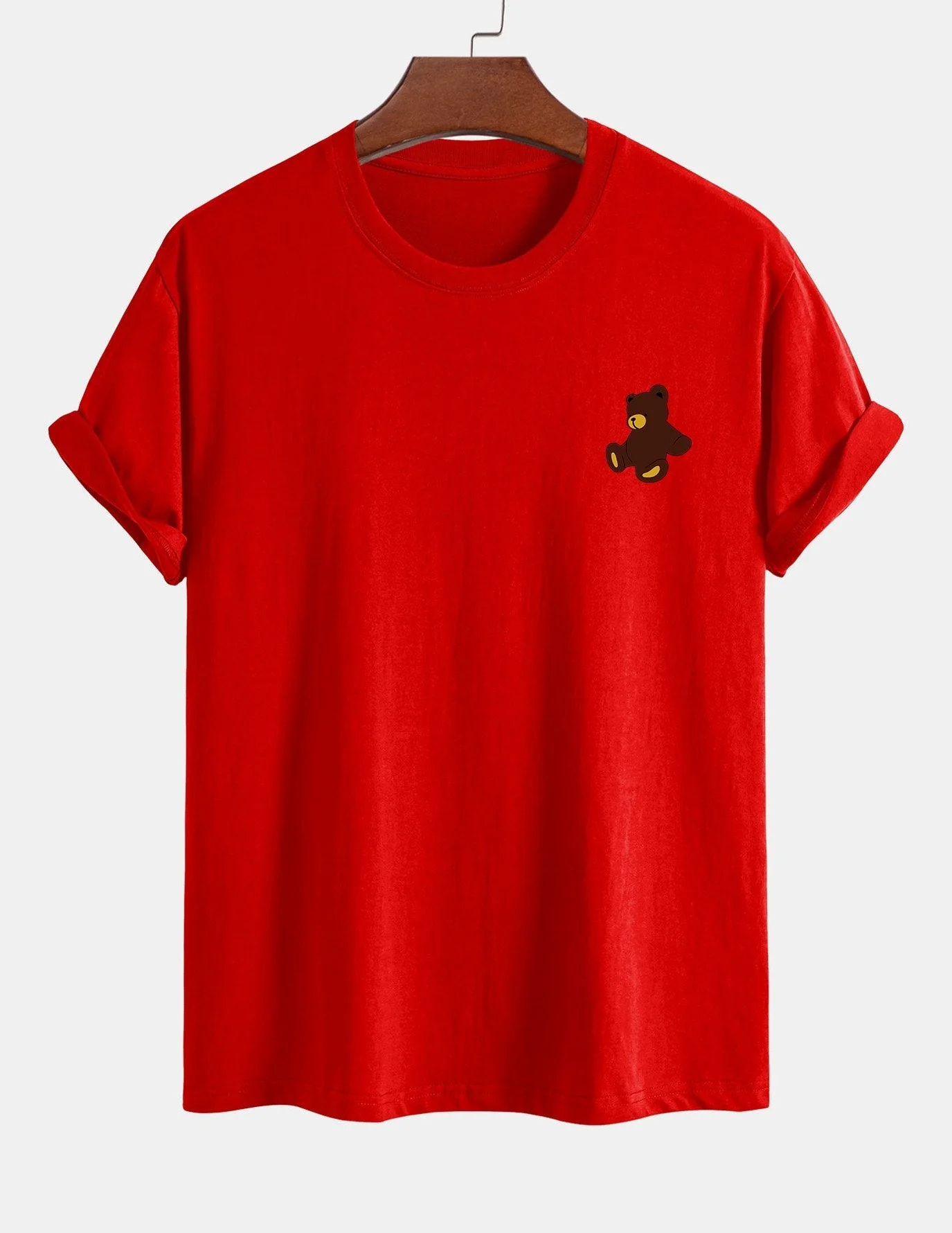 Yoab® | Teddy Bear Print Cotton T-Shirt - Image 16