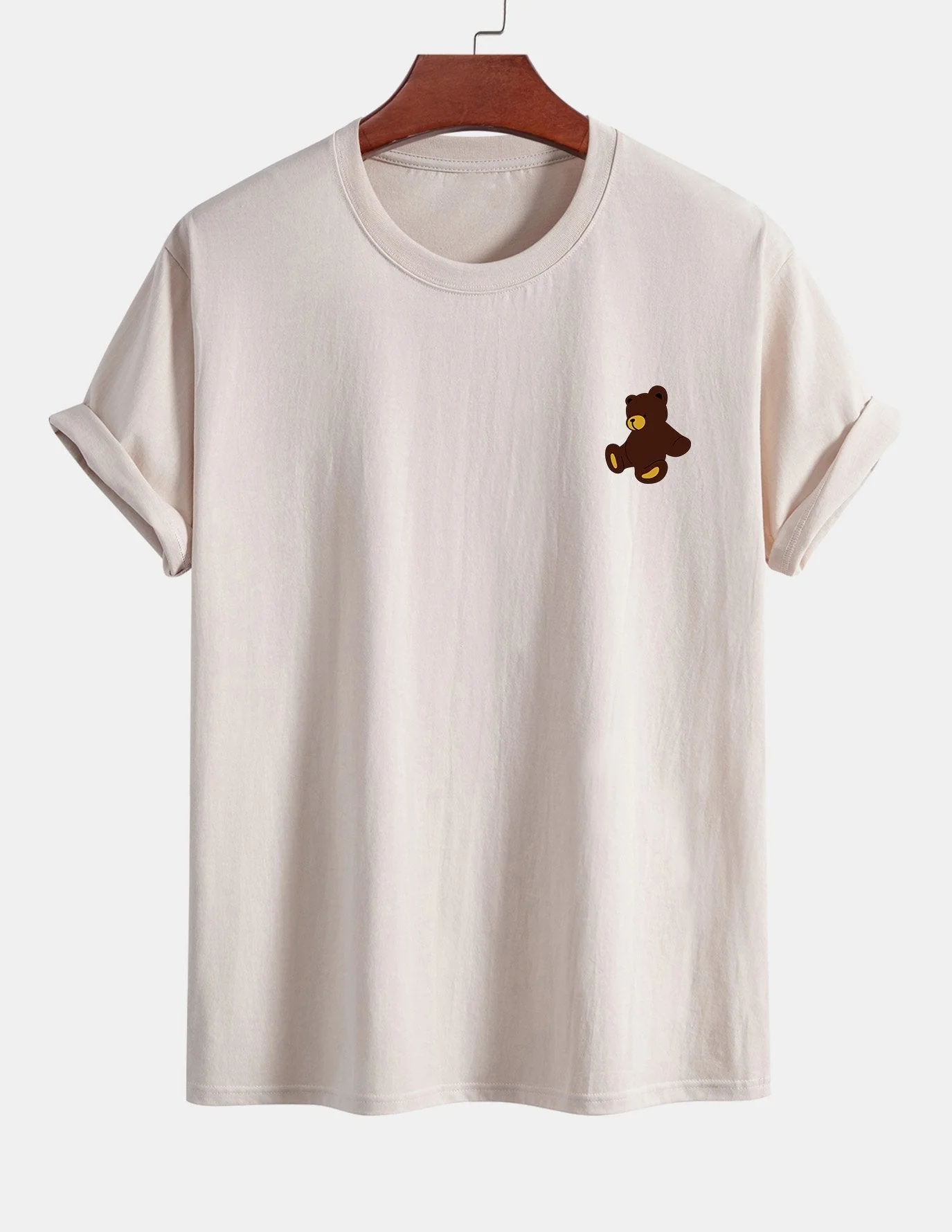 Yoab® | Teddy Bear Print Cotton T-Shirt - Image 2