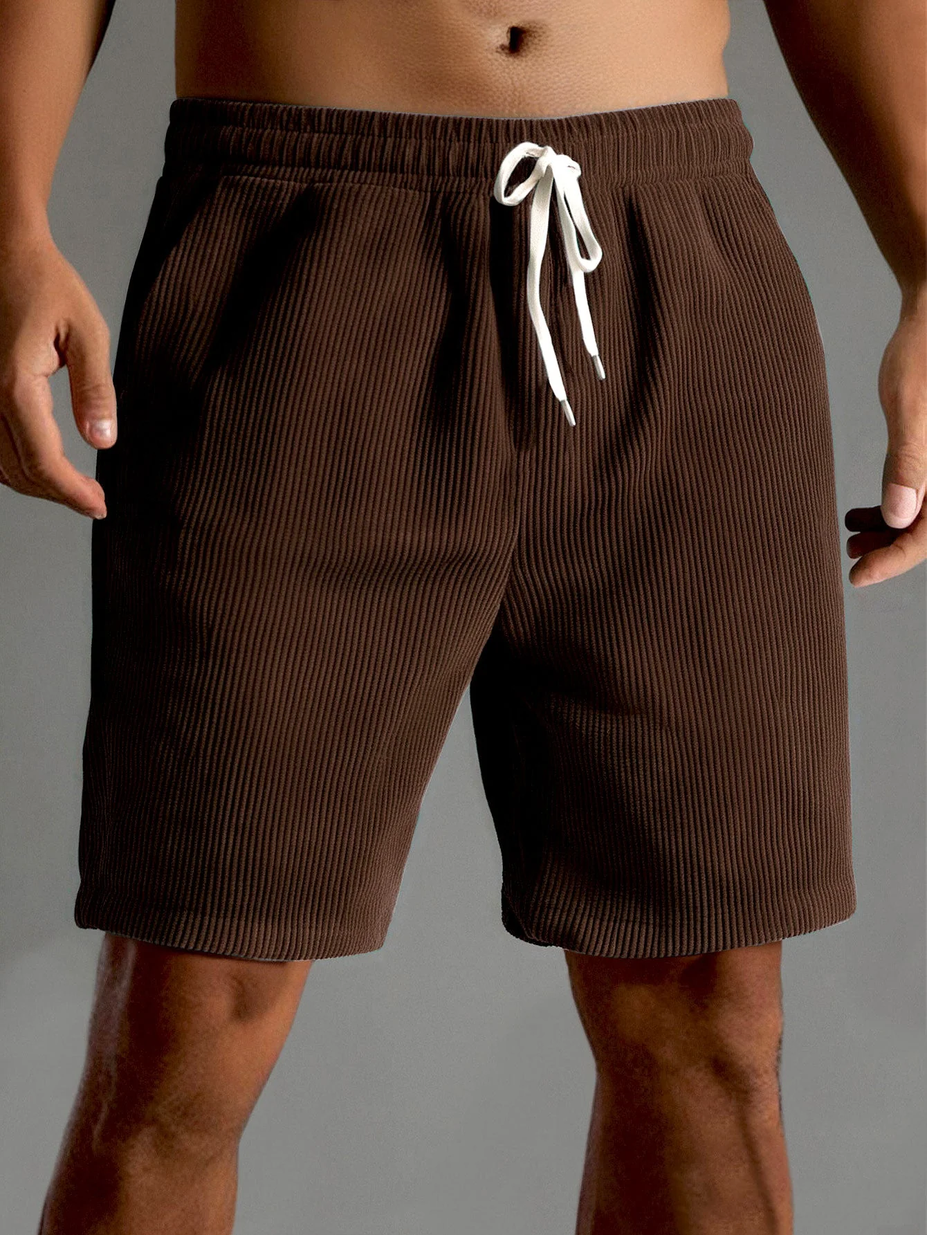Yonathan® | Drawstring Corduroy Shorts - Image 2