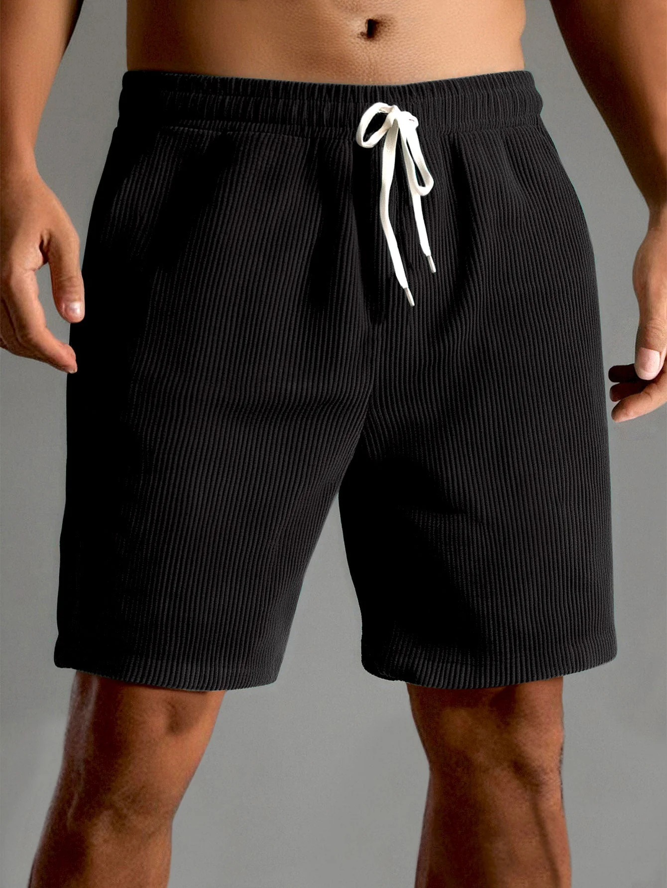 Yonathan® | Drawstring Corduroy Shorts - Image 3