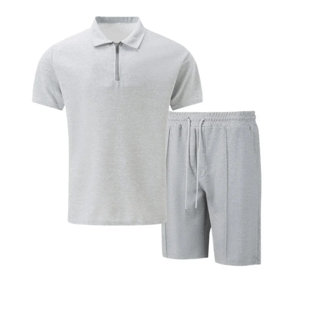 Youssef | Men's Cotton Co-ord Set – Polo & Shorts Combo - Image 10