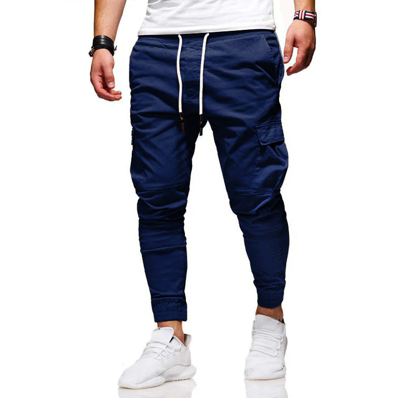 Yusuf® | Solid Color Casual Drawstring Sweatpants - Image 3