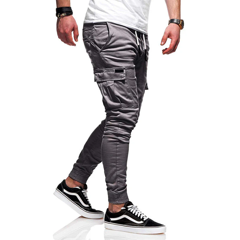 Yusuf® | Solid Color Casual Drawstring Sweatpants - Image 4