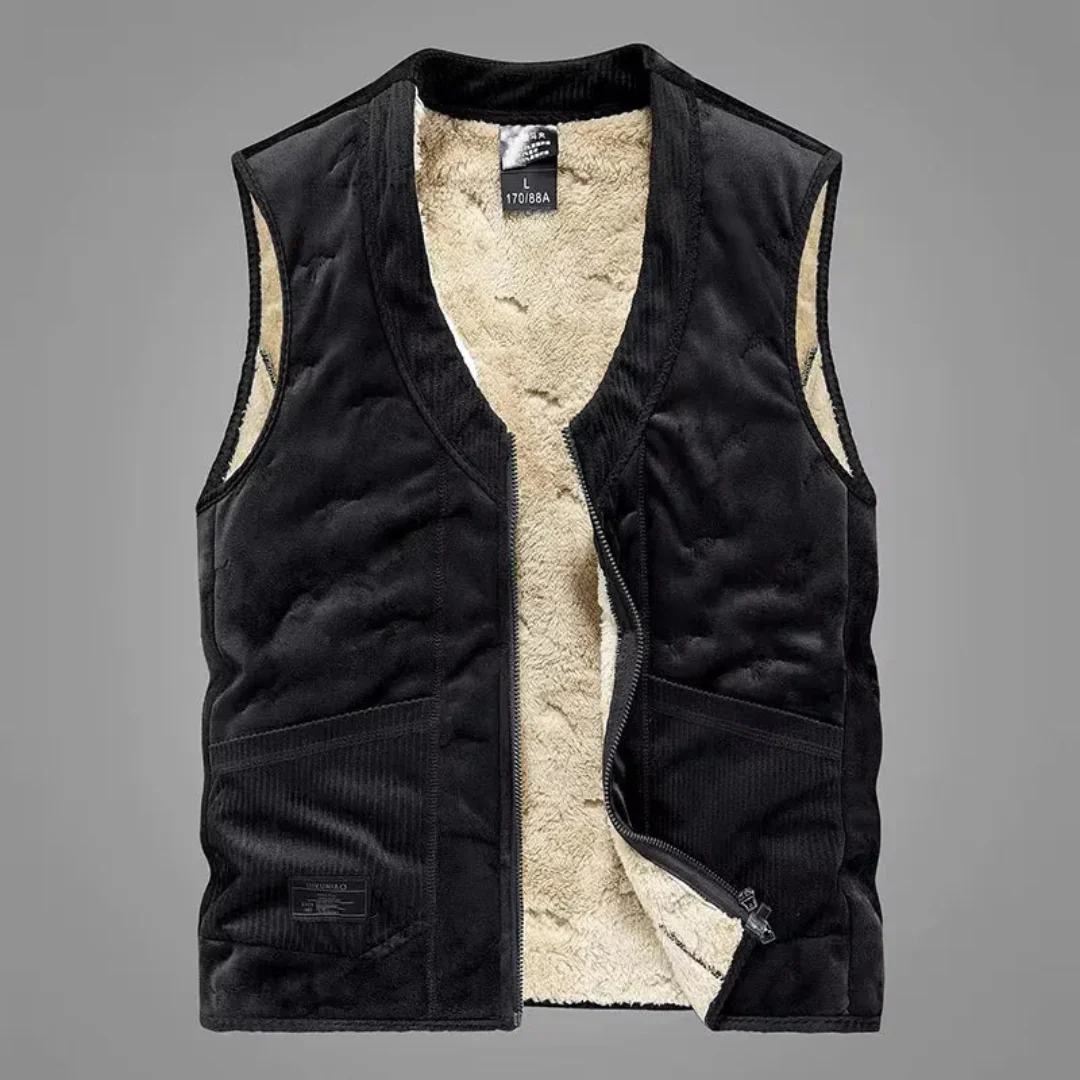 Zacarías | Woodland Sherpa Reversible Vest - Image 3