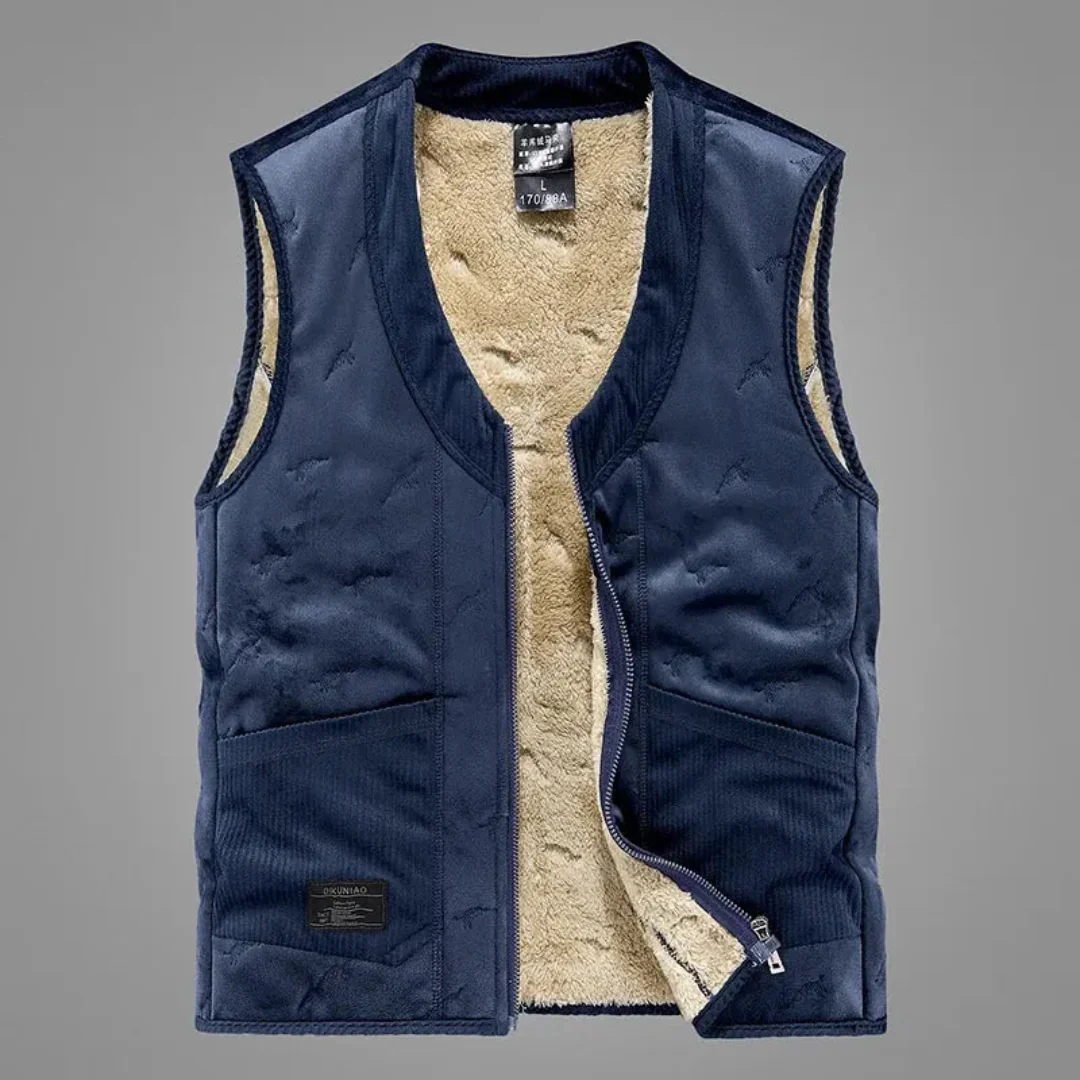 Zacarías | Woodland Sherpa Reversible Vest - Image 4