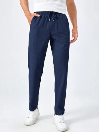 Zacary® | Basics Plain Cotton Trousers For Men - Image 6
