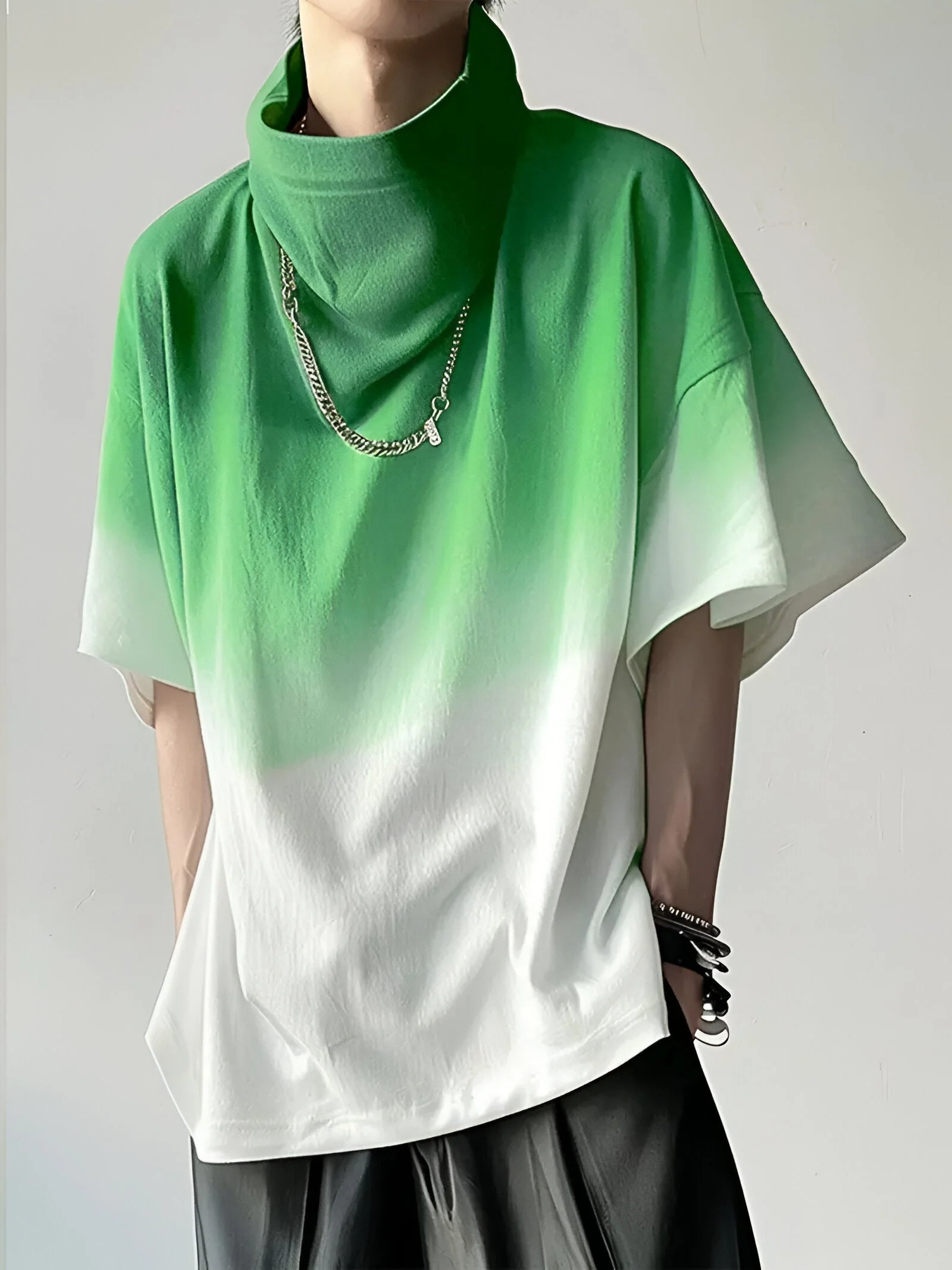 Zacchaeus® | Stylish T-Shirt With Color Gradient And Round Neck - Image 2