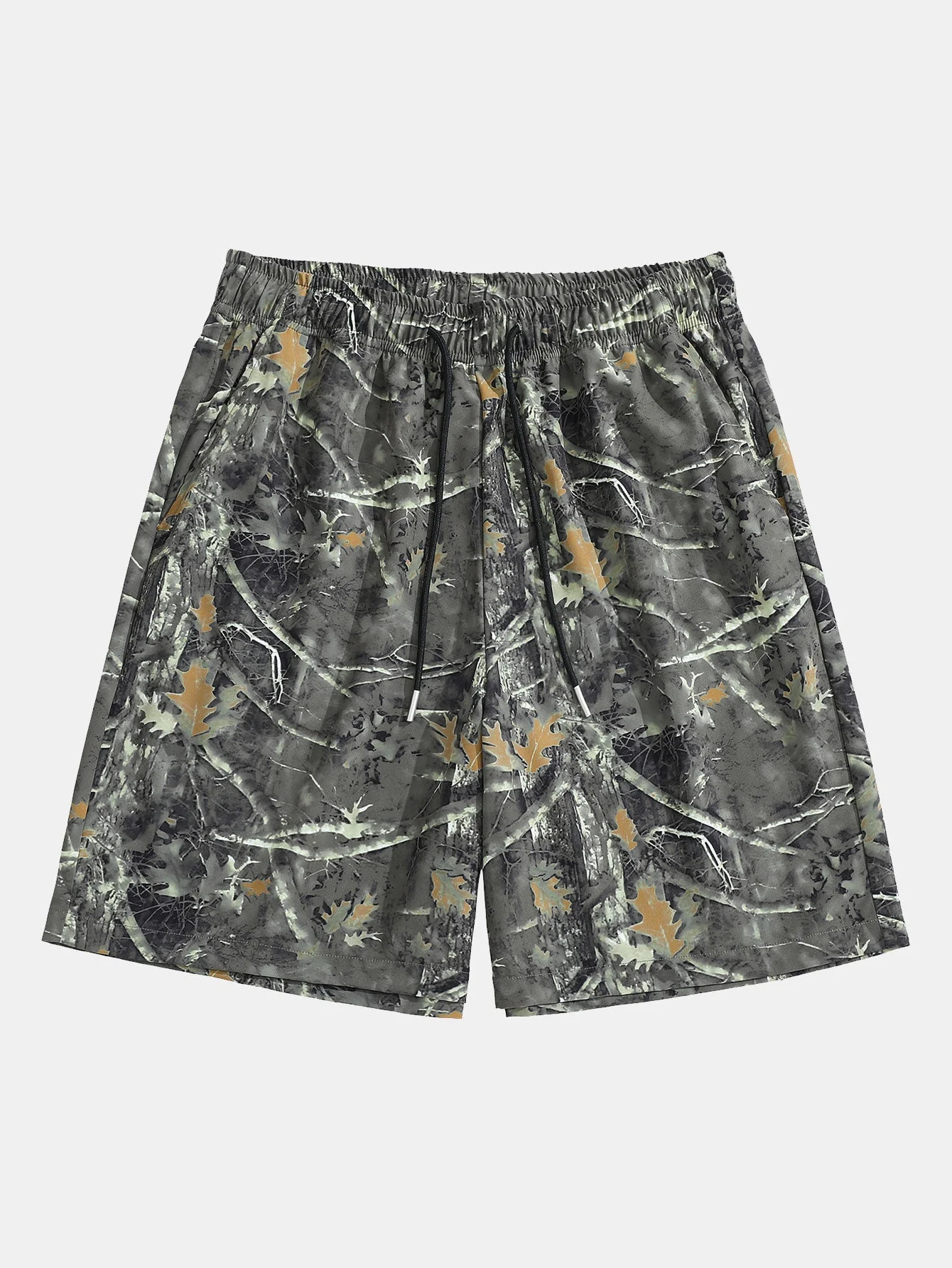 Zacchaeus | Forest Camo Print Drawstring Shorts - Image 2