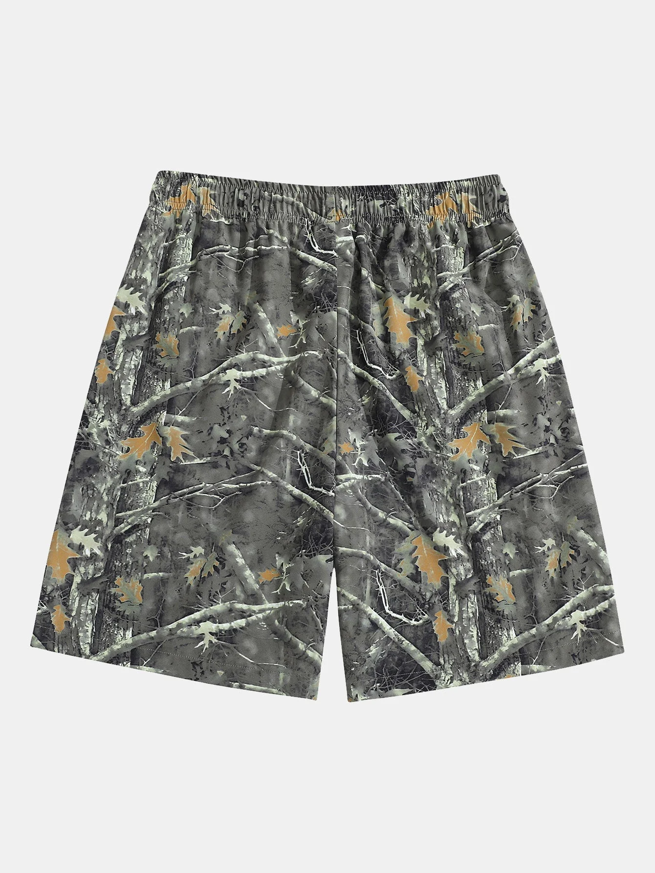 Zacchaeus | Forest Camo Print Drawstring Shorts - Image 3