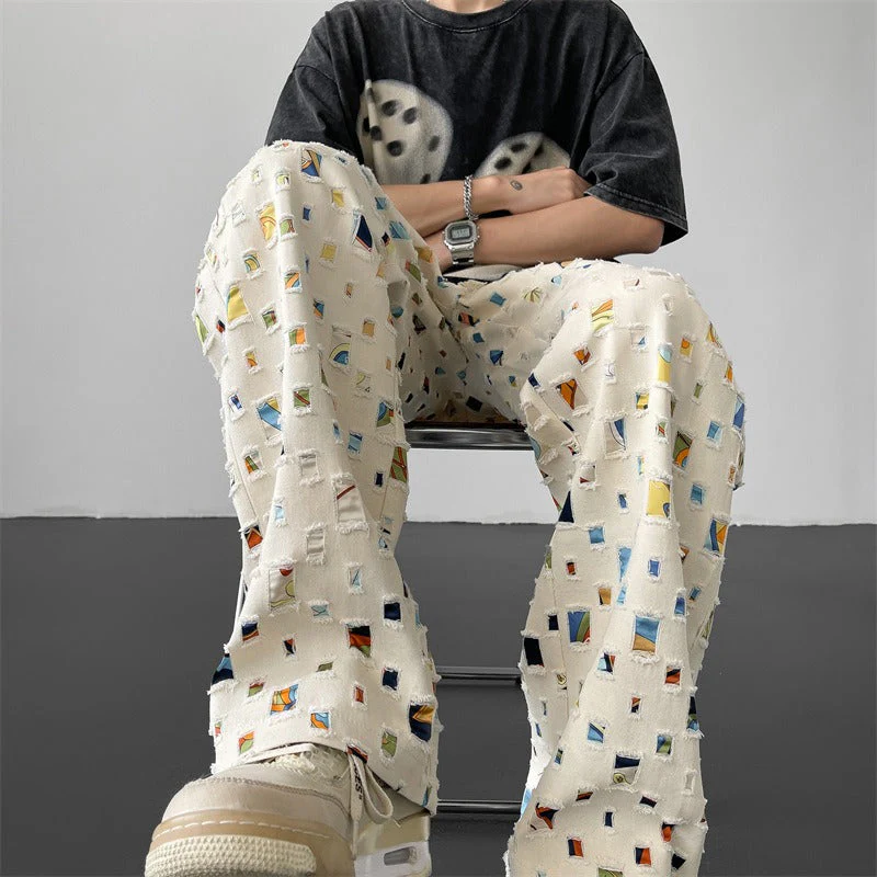 Zacchary® | Artistic Print Trousers - Image 3