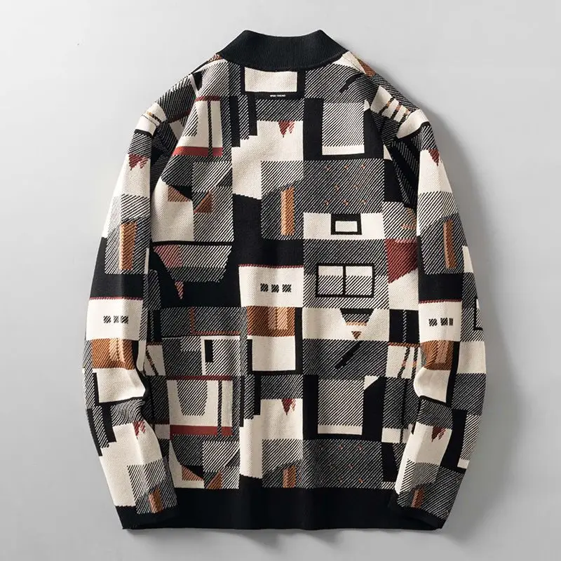 Zach® | Abstract Knitted Cardigan - Image 2