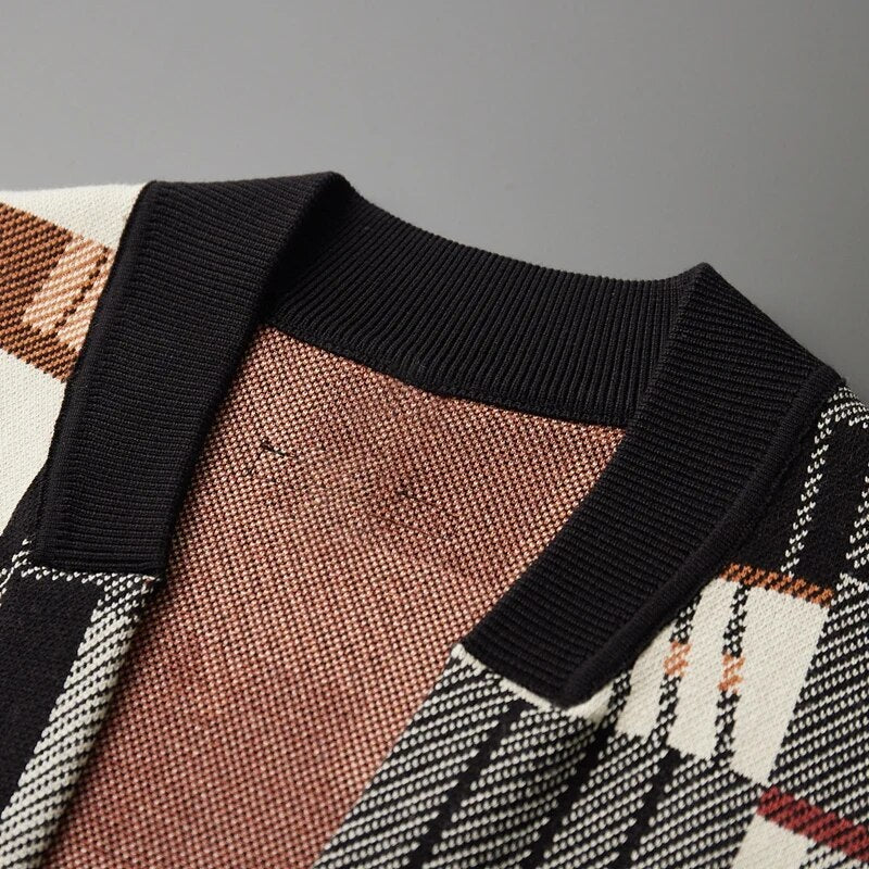 Zach® | Abstract Knitted Cardigan - Image 3
