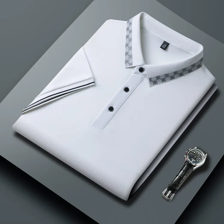 Zachary | Cotton Polo Shirt - Image 4