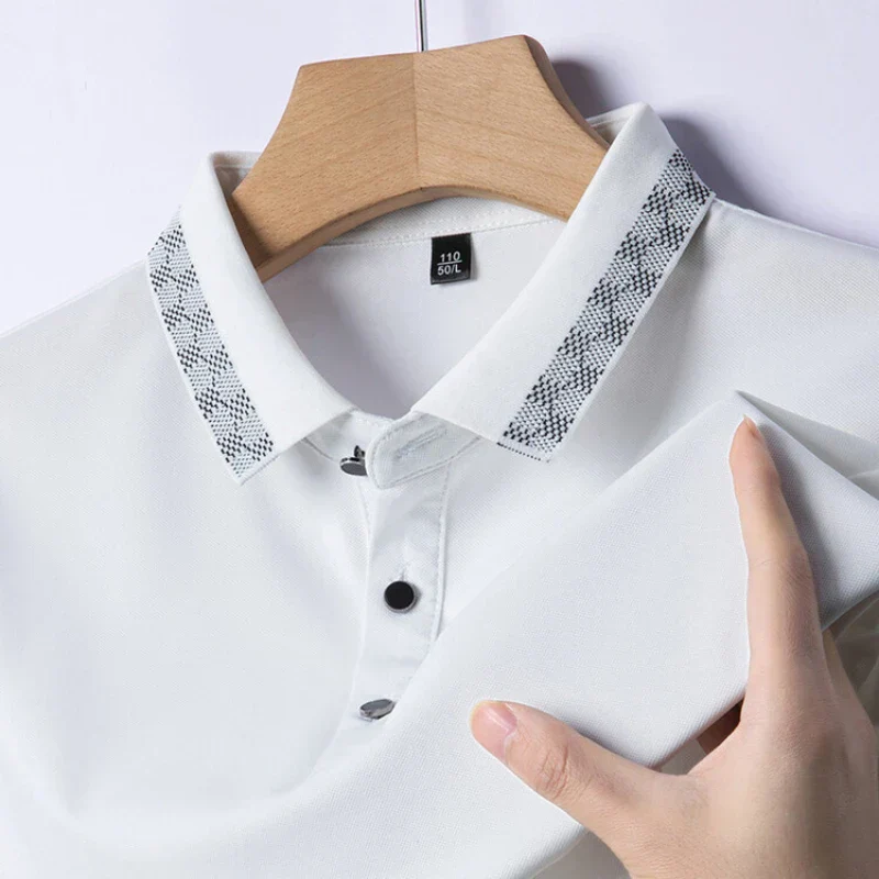 Zachary | Cotton Polo Shirt - Image 9