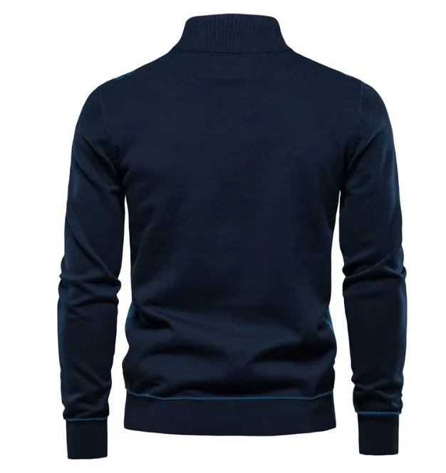 Zachary | MEN'S SWEATER WITH HALF-ZIP - Image 6