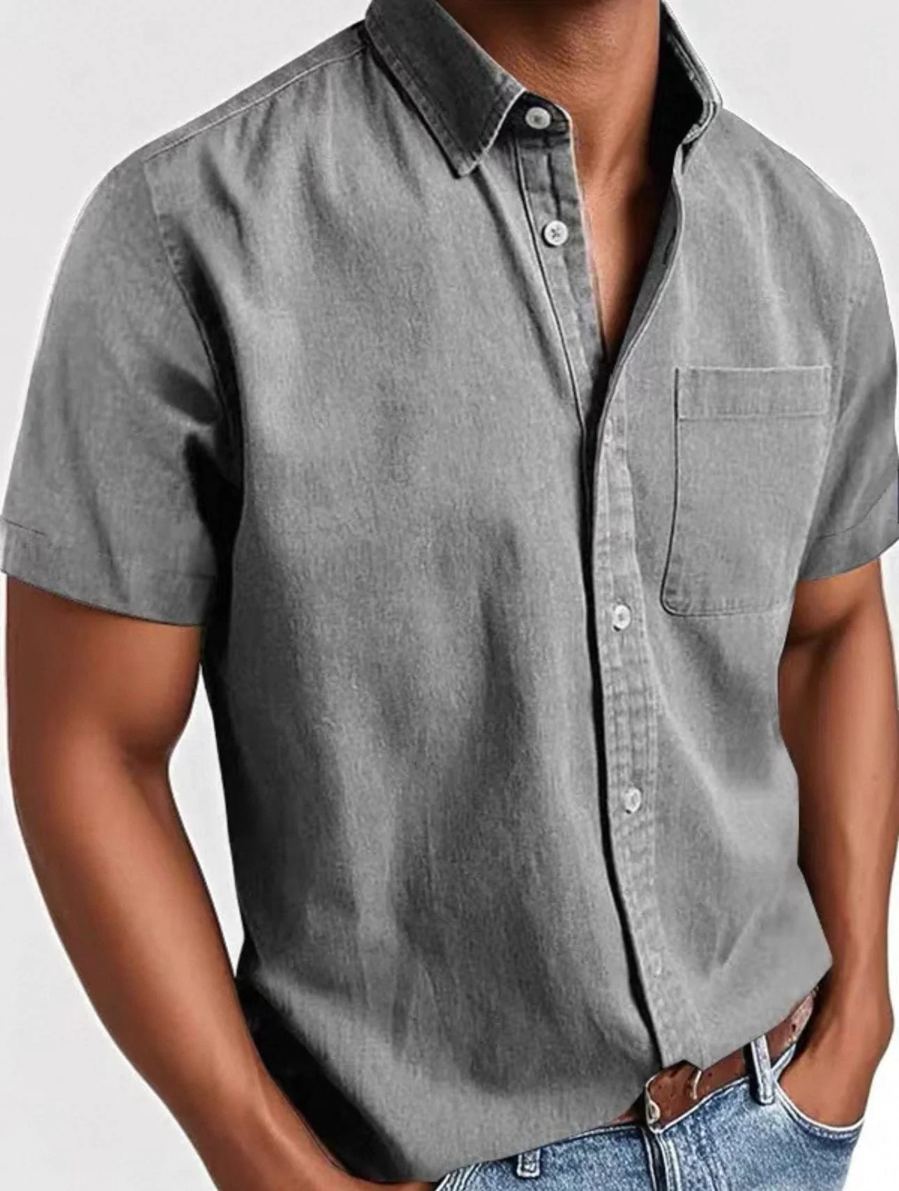 Zackary | Elegant Short Sleeved Shirt - Image 2