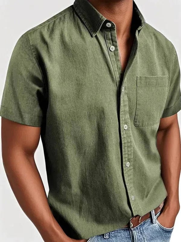 Zackary | Elegant Short Sleeved Shirt - Image 4