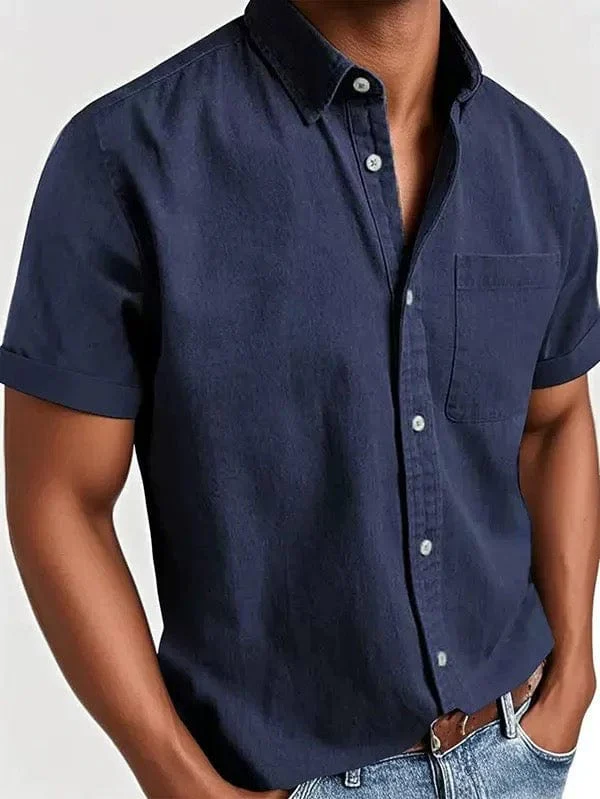 Zackary | Elegant Short Sleeved Shirt - Image 6