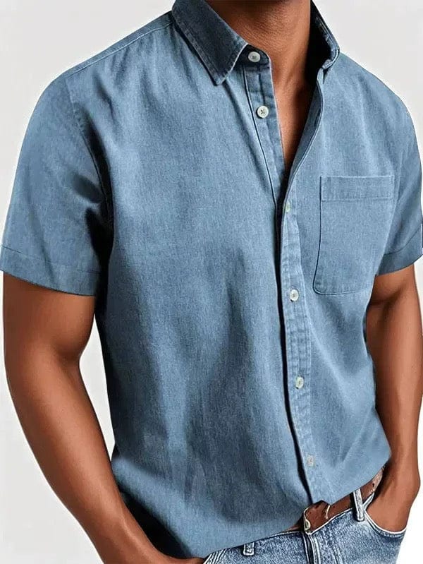 Zackary | Elegant Short Sleeved Shirt - Image 7