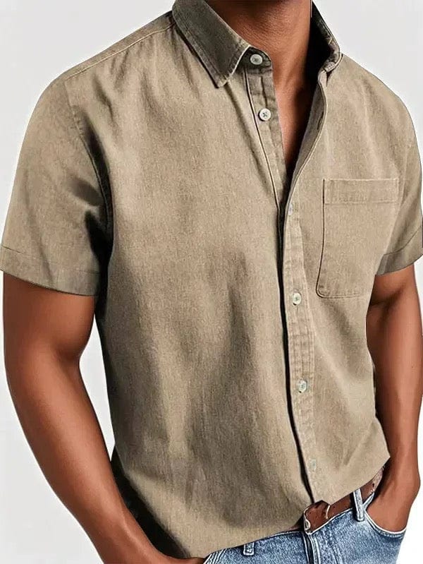 Zackary | Elegant Short Sleeved Shirt - Image 8