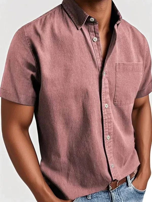 Zackary | Elegant Short Sleeved Shirt - Image 9