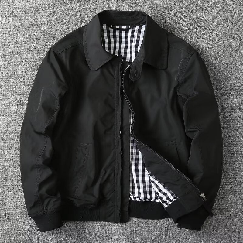 Zafar® | Mancini Milano Casual Bomber Jacket - Image 4