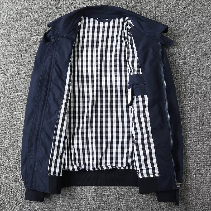 Zafar® | Mancini Milano Casual Bomber Jacket - Image 6