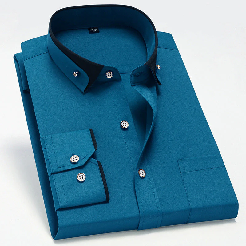 Zander® | Smart Casual Long Sleeve Shirt For Men - Image 7