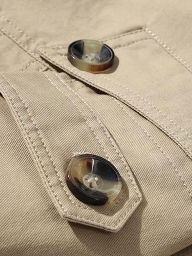 Zane | Long Line Chino Coat - Image 6