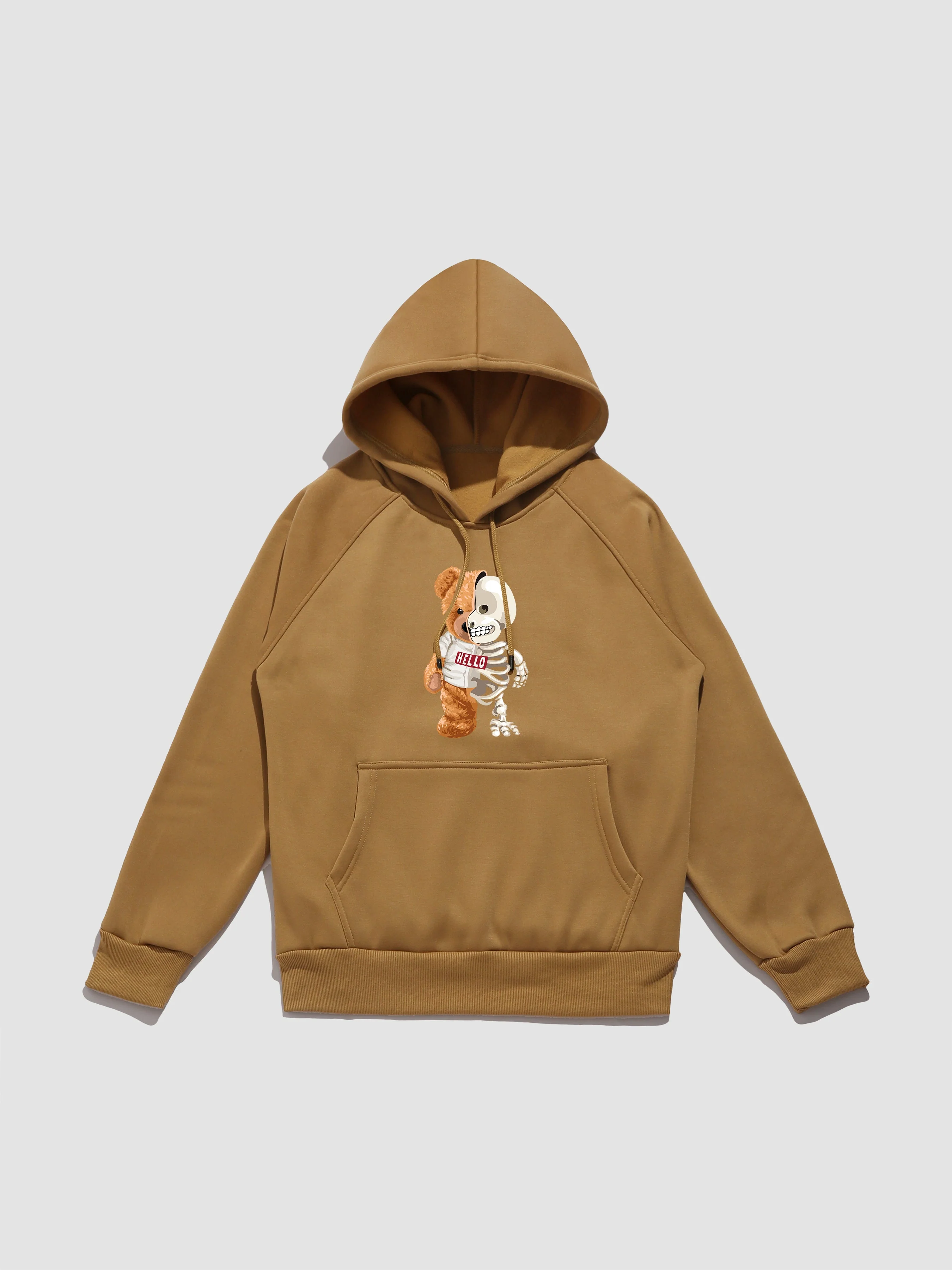 Zavier | Skeleton Bear Print Hoodie - Image 13