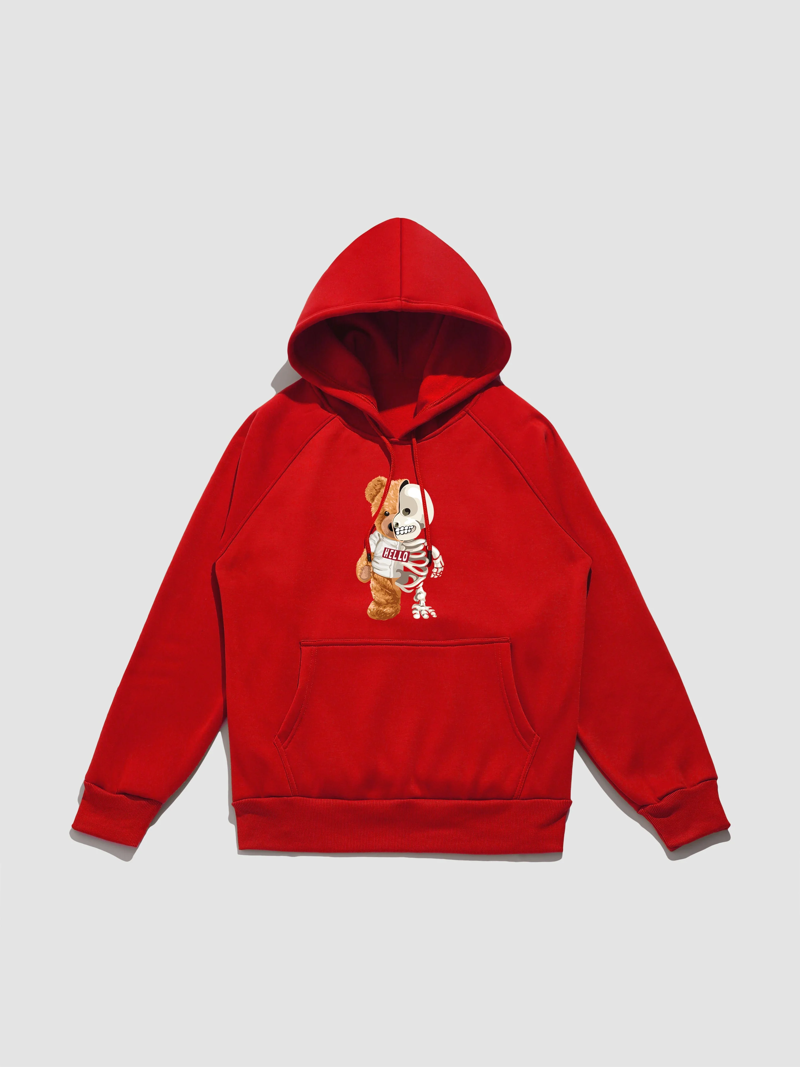 Zavier | Skeleton Bear Print Hoodie - Image 14