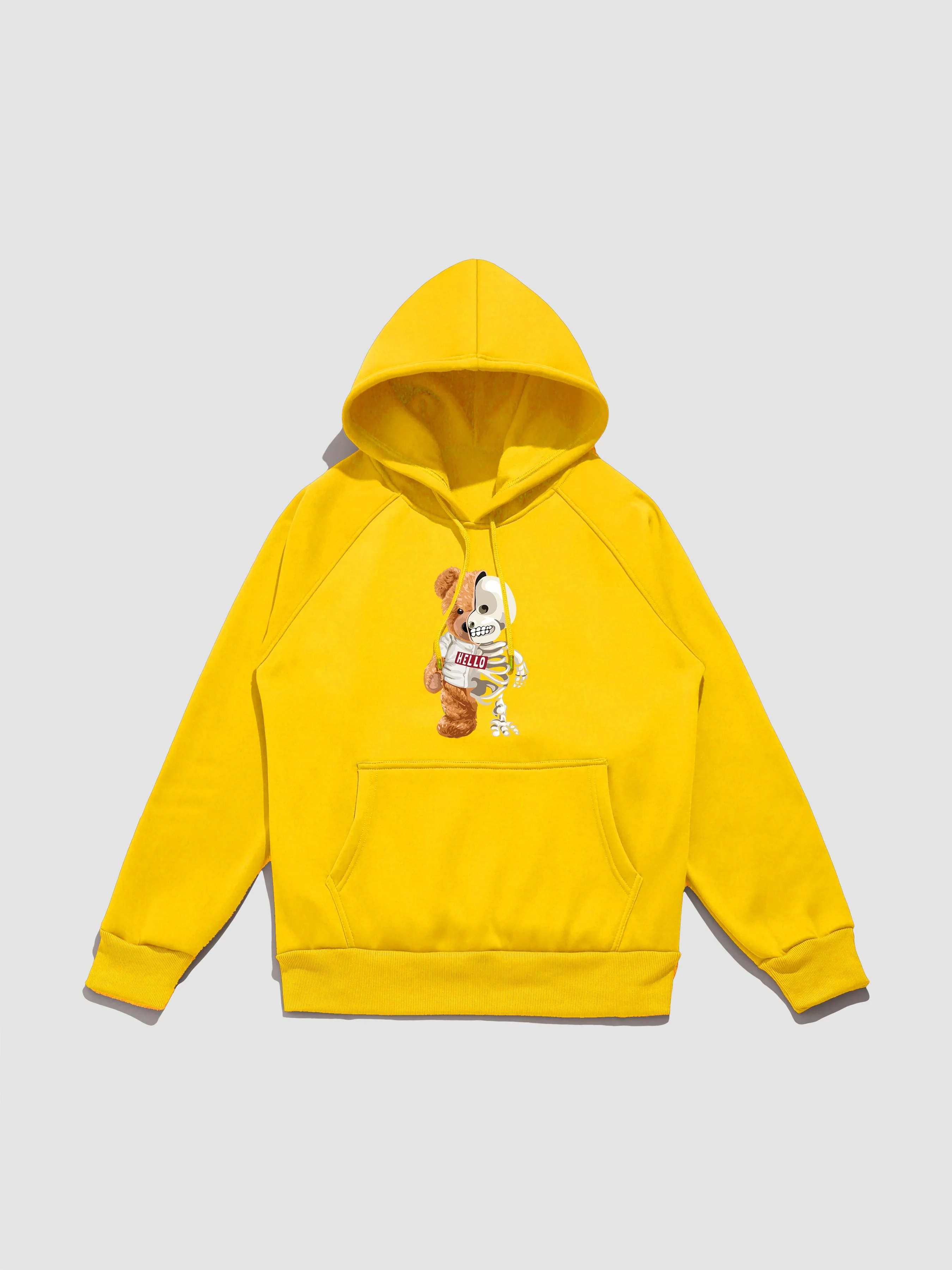 Zavier | Skeleton Bear Print Hoodie - Image 15