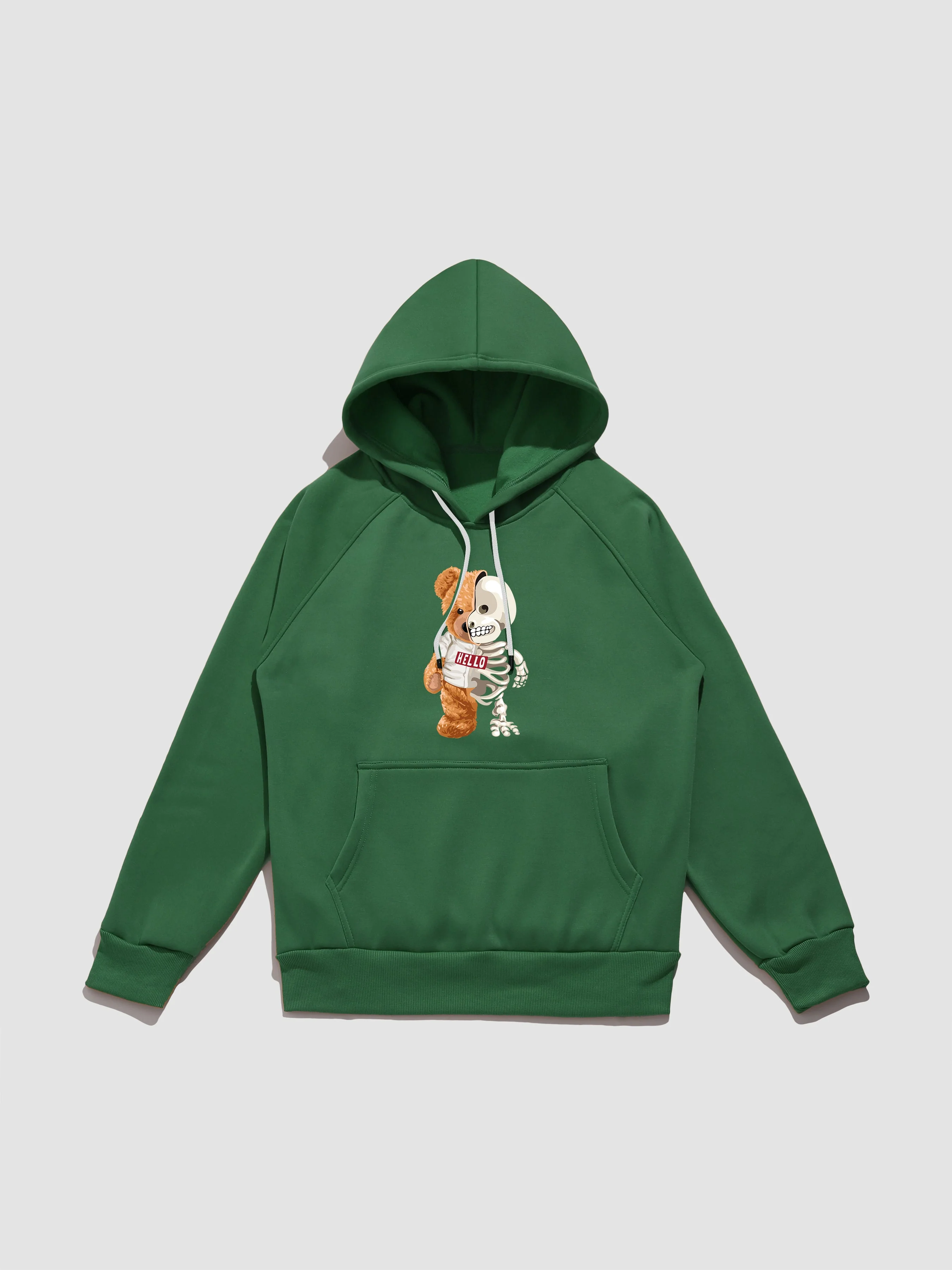 Zavier | Skeleton Bear Print Hoodie - Image 16