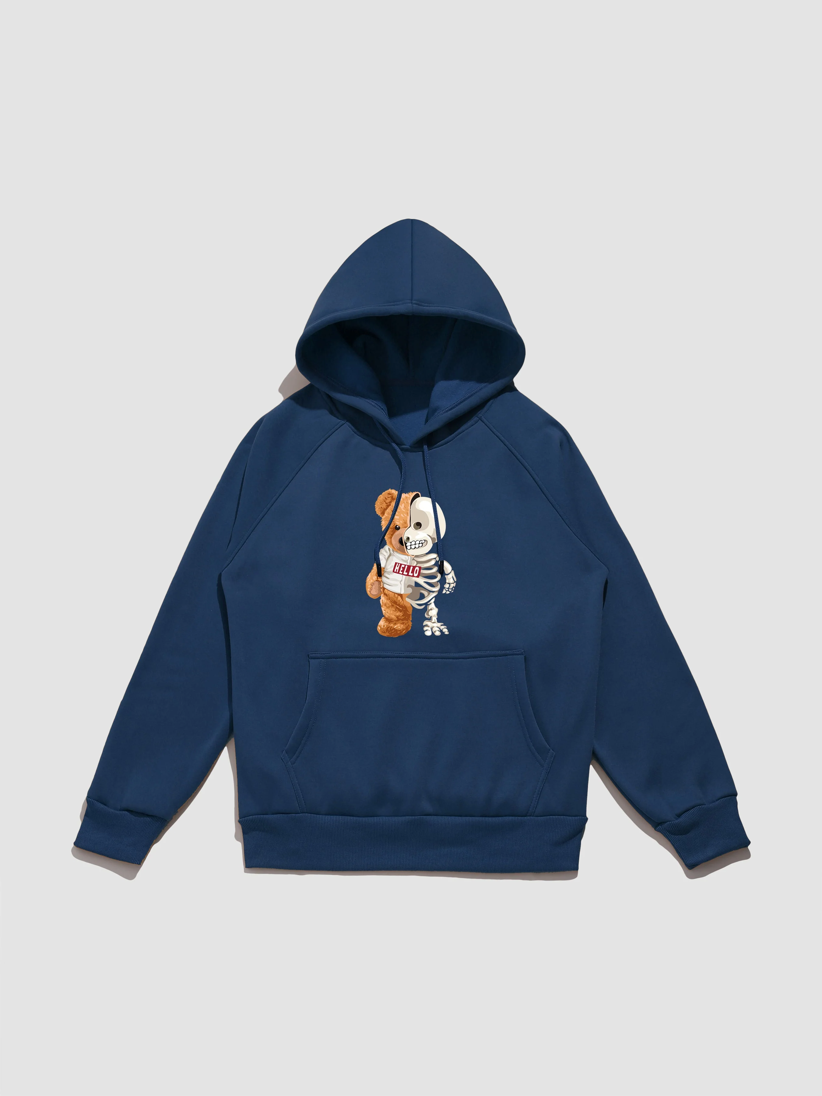 Zavier | Skeleton Bear Print Hoodie - Image 17