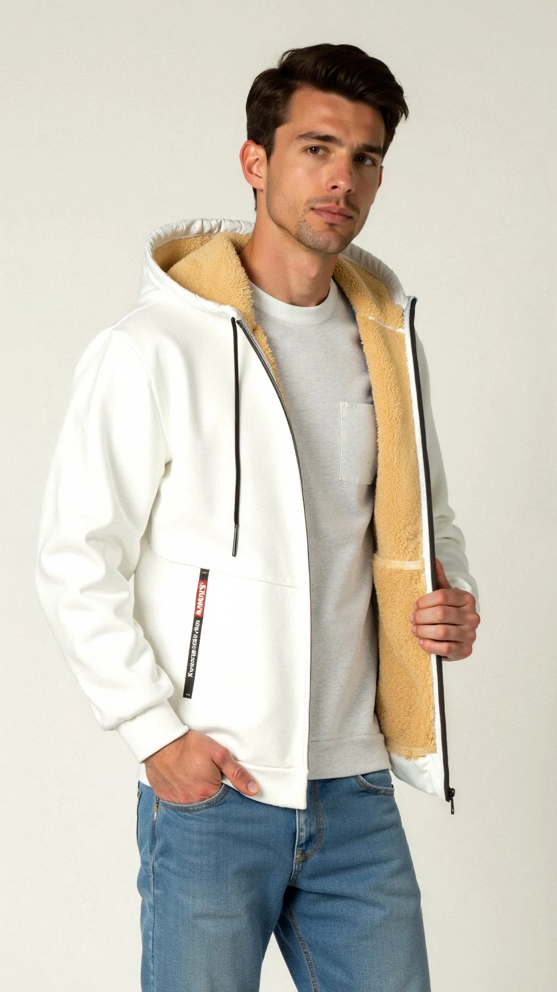 Zayd | Warm hoodie with lining - Image 15