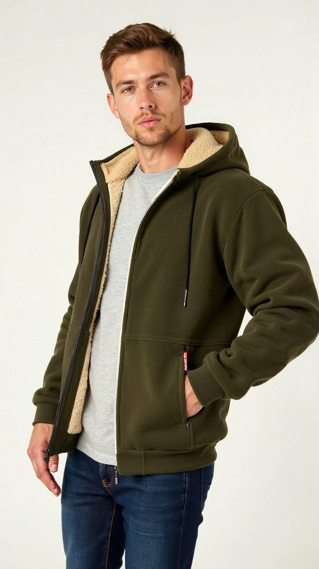 Zayd | Warm hoodie with lining - Image 17