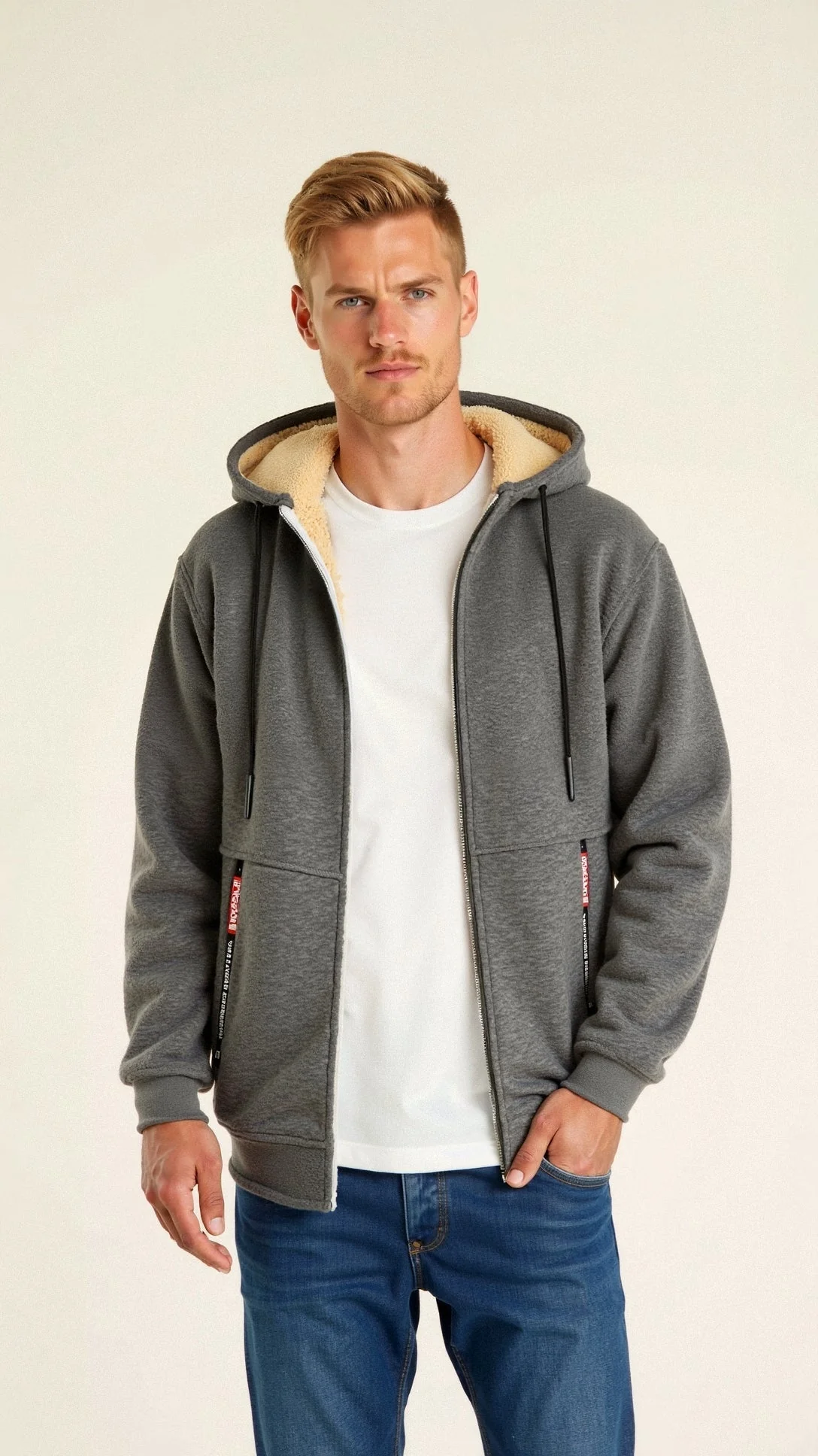 Zayd | Warm hoodie with lining - Image 21