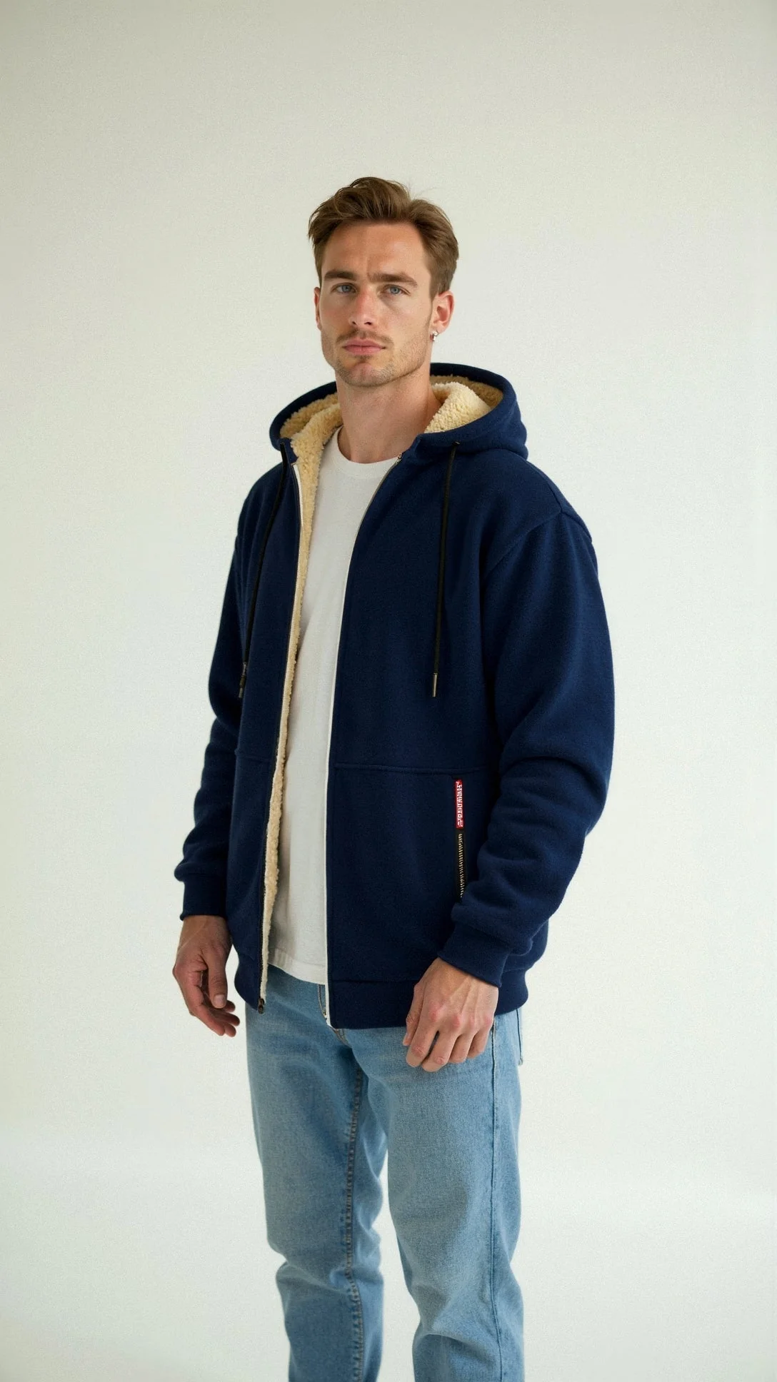 Zayd | Warm hoodie with lining - Image 3