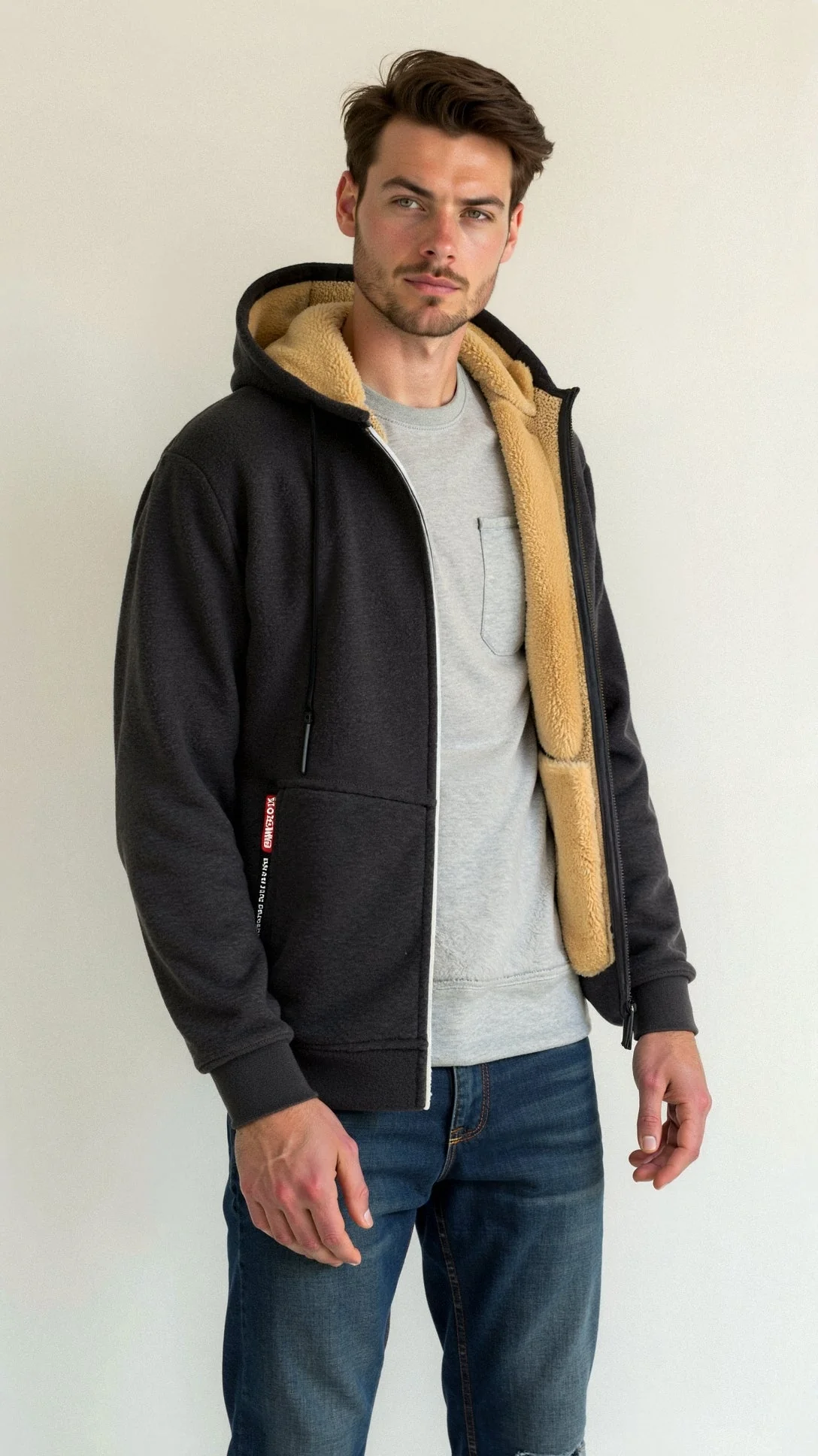 Zayd | Warm hoodie with lining - Image 7