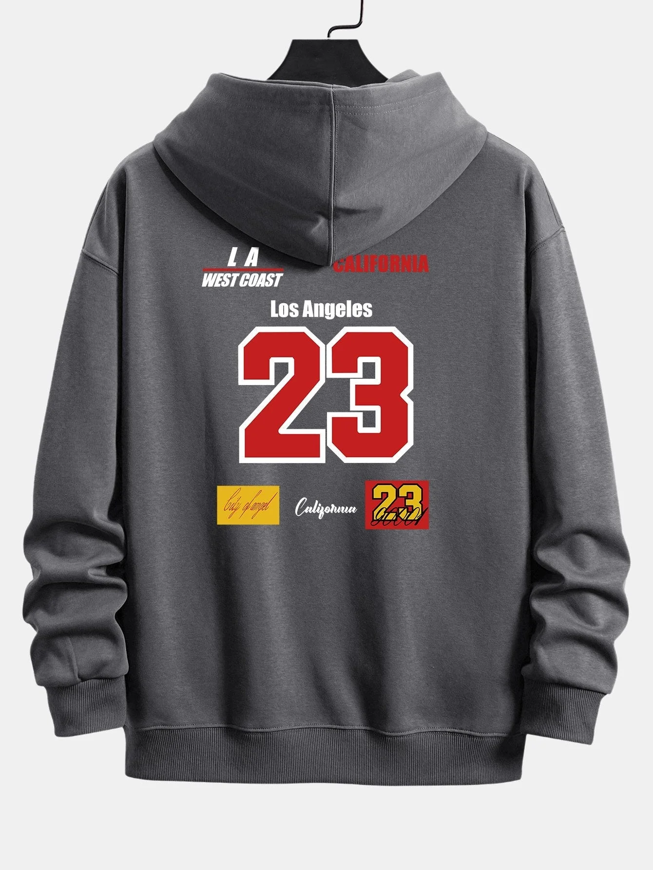 Zayn | Number 23 Print Relax Fit Hoodie - Image 11